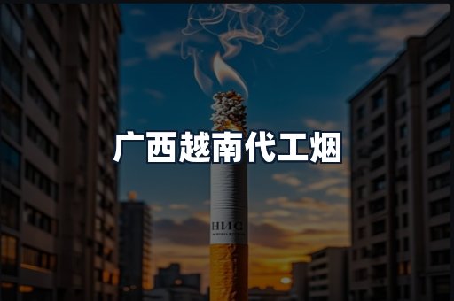 广西越南代工烟
